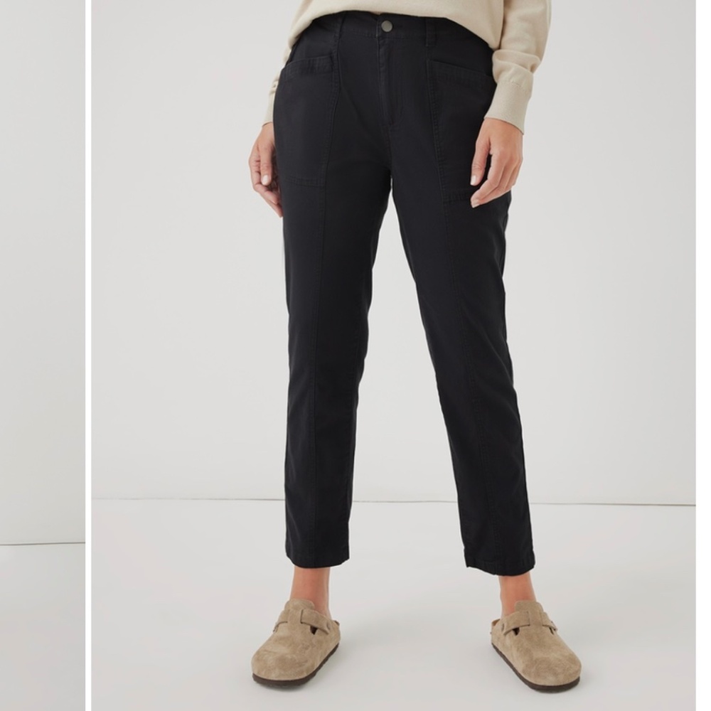 Pact Black Straight Leg Pants